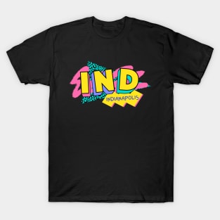 Retro 90s Indianapolis IND / Rad Memphis Style / 90s Vibes T-Shirt